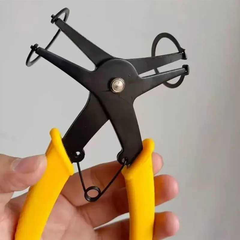Circlip Pliers 2 in 1 Internal and External Dual Purpose Pliers External Spring Pliers Large Retaining Ring Removal Tool 1pcs image 1