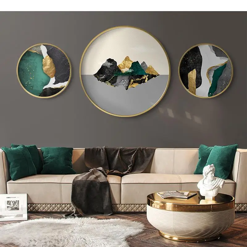 

Триптих, HD струйные декоративные картины с изображением пейзажа, абстрактная картина в рамке, подвесная картина, рама из массива дерева, роспись, домашний декор