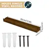 Solid Wood Vinyl Record Display Stand Wall Hanging Retro Storage Shelf LP Holder Gift For Music Lovers Players Accessories 6
