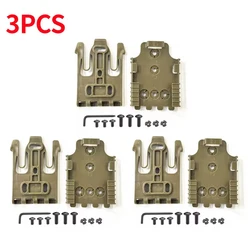 Quick Locking System Kit for Pistol Holsters - Enhanced Holster Adapter Accessories (1 - 3 Pack) (3set TAN)