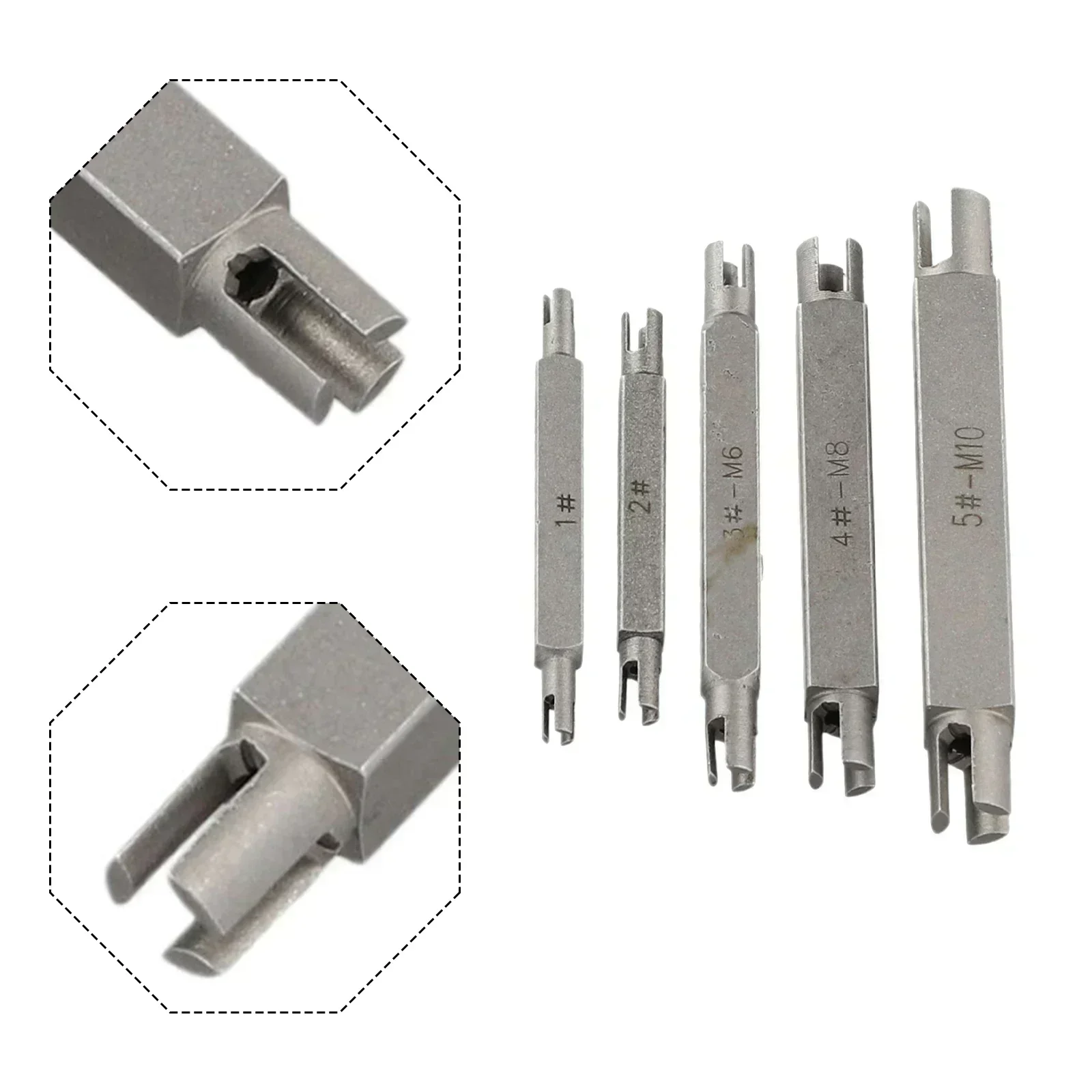 送料無料！　組タップM4・M6・M10とハンドルのまとめて処分特価！　未使用品！ 5pcs Screw Tap Extractor Set M4-M10 Damaged Screw Tap