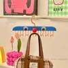 Multi-functiona Storage Hanger Multiple Hooks Traceless Camisoles Hook Clothes Drying Tools Cartoon Expressions 5