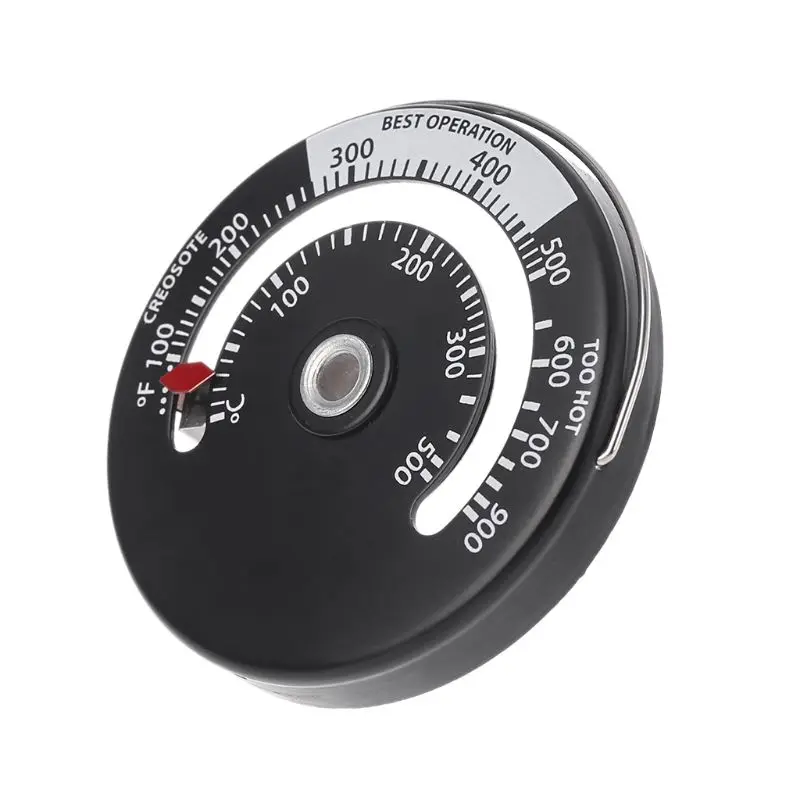 Fireplace Fan Thermometer with Belt Rings For Measurement of Oven