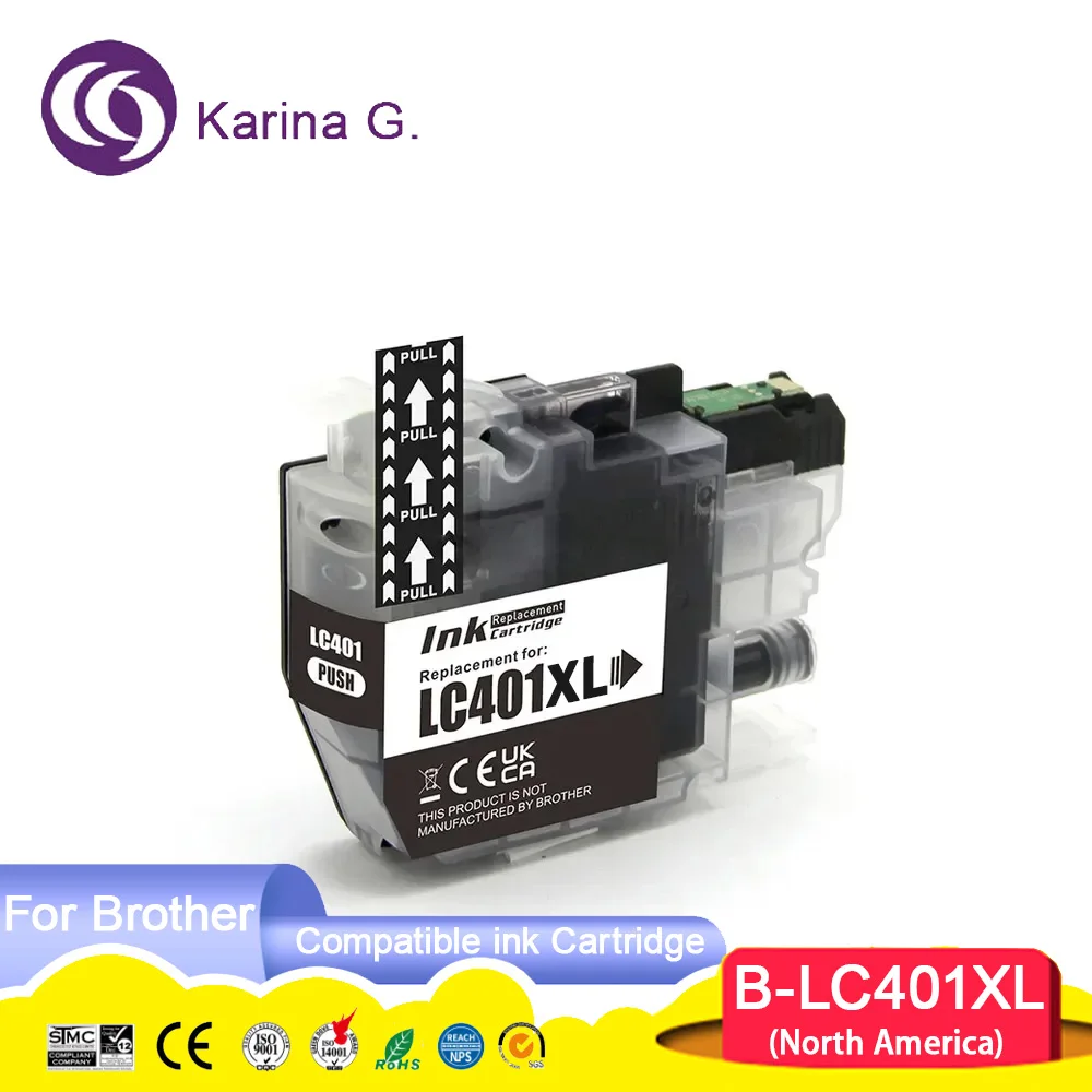 High capacity LC401XL LC 401XL Premium Compatible Ink Cartridge For MFC-J1010DW