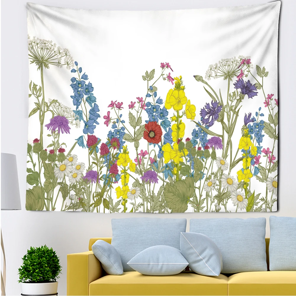 

Branch Flower Tapestry Wall Hanging Decoration Gift Home Textile Products Dorm Good Stuff Small Fresh Style Kitchen Bathroom