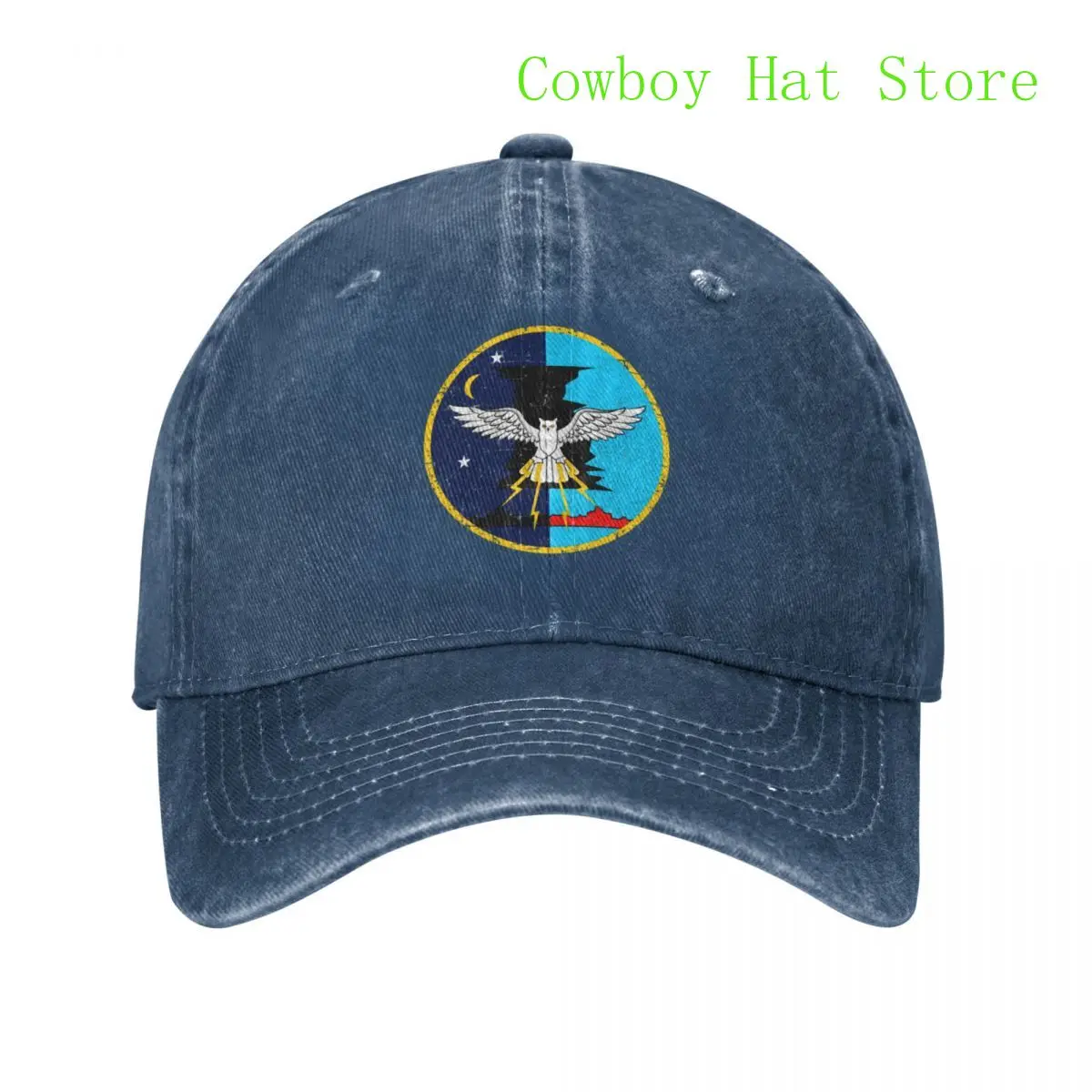 

Best VMF - 513 Flying Nightmares USMC Attack Squadron Roundel Patch - Grunge Style Baseball Cap Luxury Man Hat Hats For Men Wome