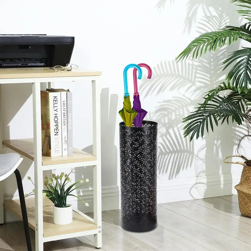 Metal Umbrella Holder Indoor Free Standing Umbrella Holder Umbrella Holder Stands For Porch Apartment Offices Entrance Home