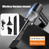 Wireless Car Vacuum Cleaner Dual Use for Home and Car 120W High Power Powerful Vehicle Vacuum Cleaner Black Home Appliance 1