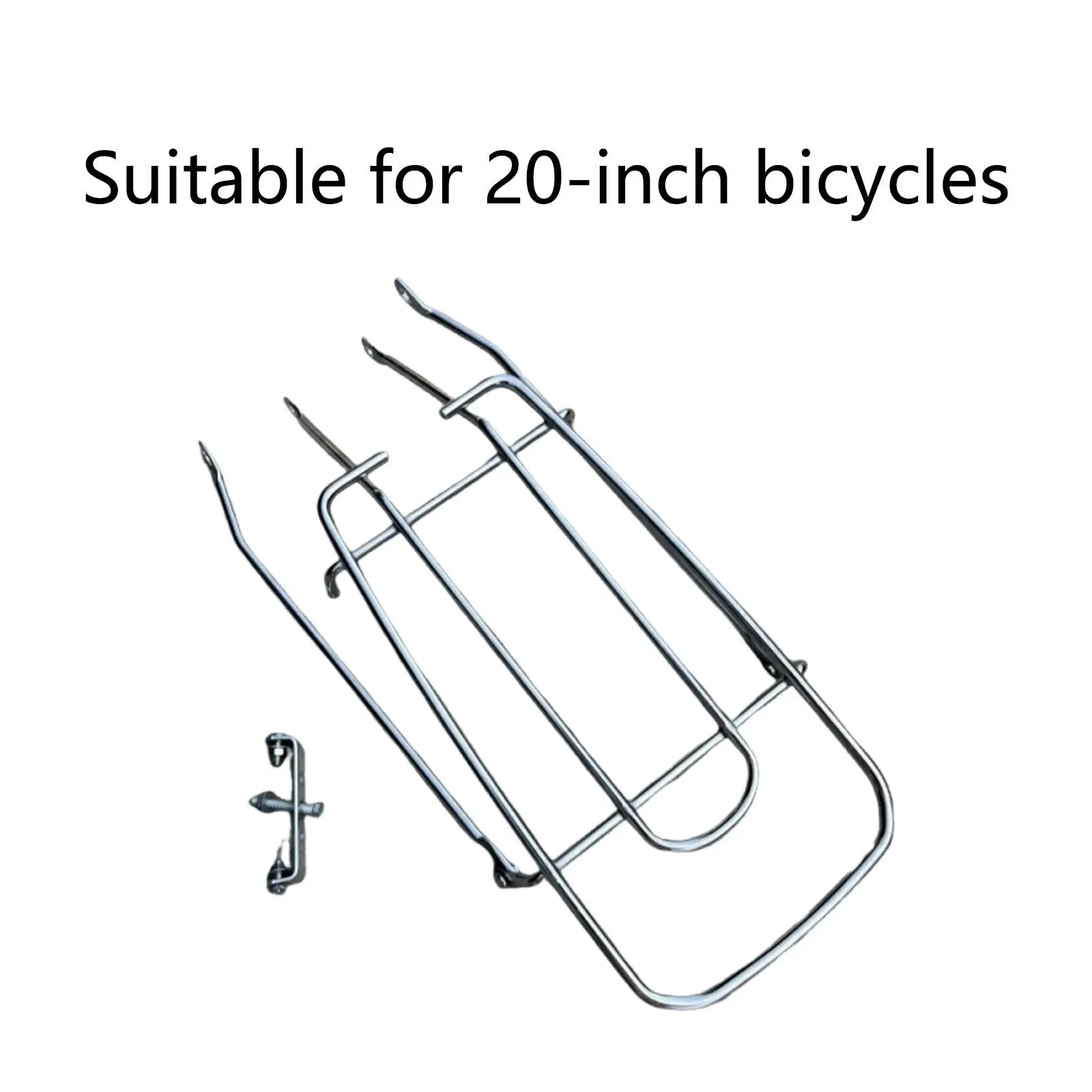 Bike Rear Rack, Riding Equipment Universal for Back of Bike Solid Frame, Rear Carrier, Bike Luggage Rack