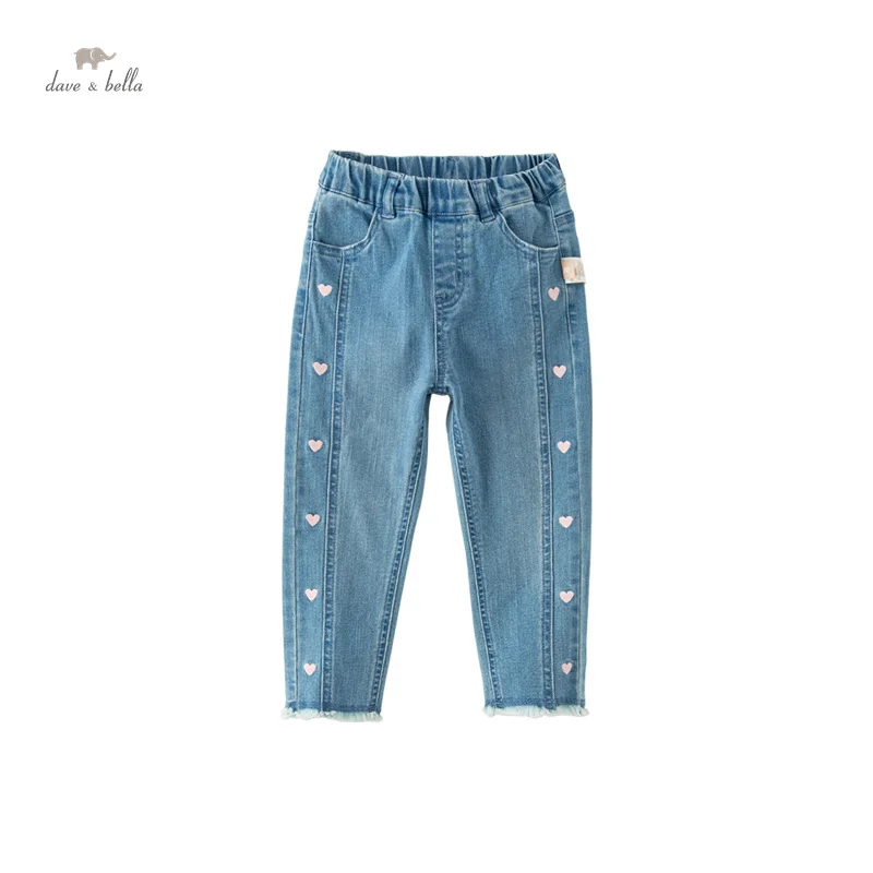 

Dave Bella Children's Pants 2023 New Autumn Girls Cowboy Pants Casual Fashion Sweet Classy Party Outdoor DB3236797