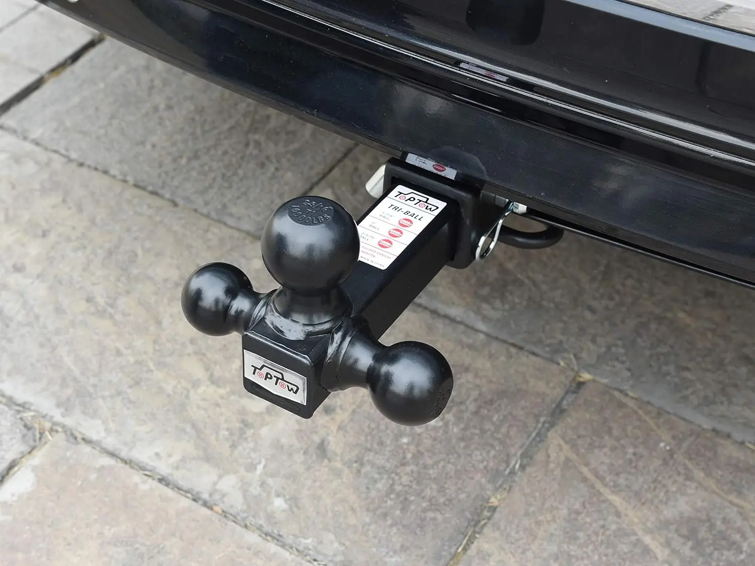 Tri-Ball Adjustable Trailer Hitch Mount 4