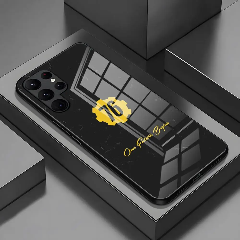 Premium Fallout-Themed Glass Phone Case with Enhanced Durability