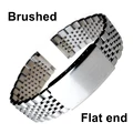 Brushed-Flat end