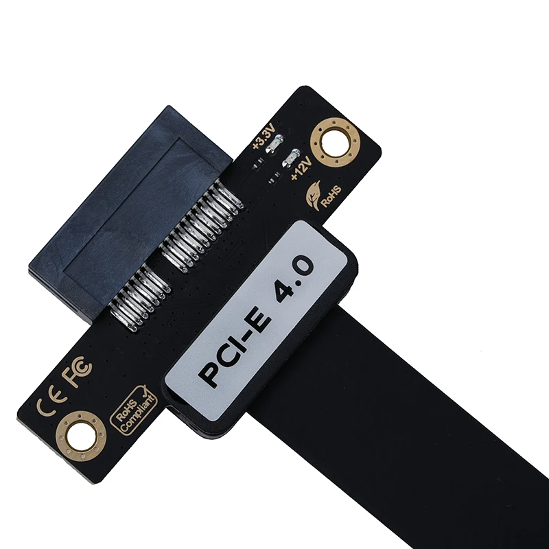 Cavo riser extender PCIE X1 16Gbps PCI Express 4.0 Cavo a nastro di prolunga da X1 a X1 20 cm PCIE 1X Scheda riser Accessorio per PC desktop - immagine 4