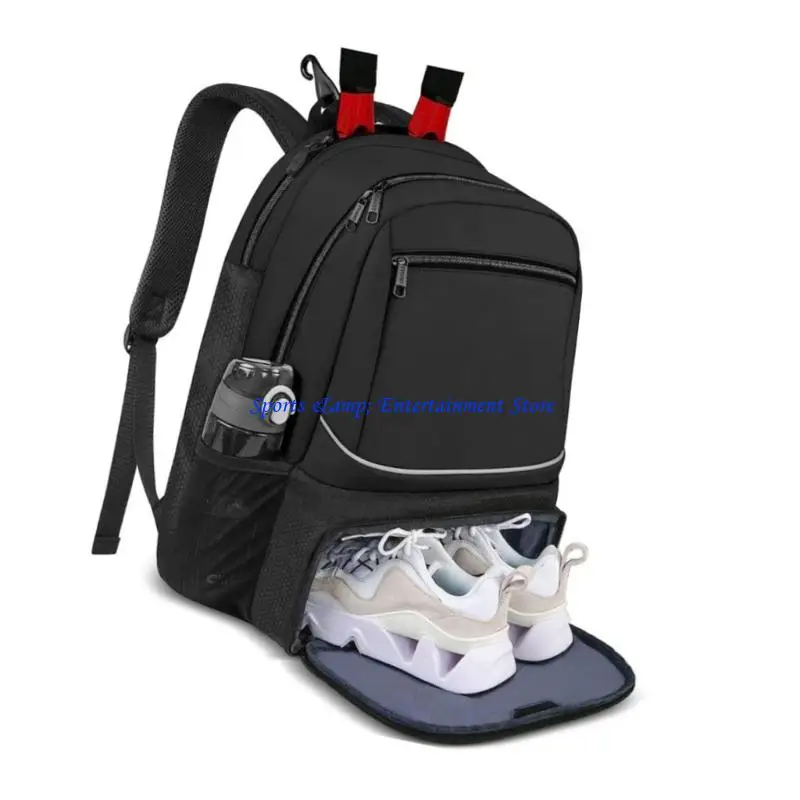 G7NF Professioneller Tennisrucksack mit separater Schuhtasche, 2 Schläger, Tennishandtasche – Detail 10