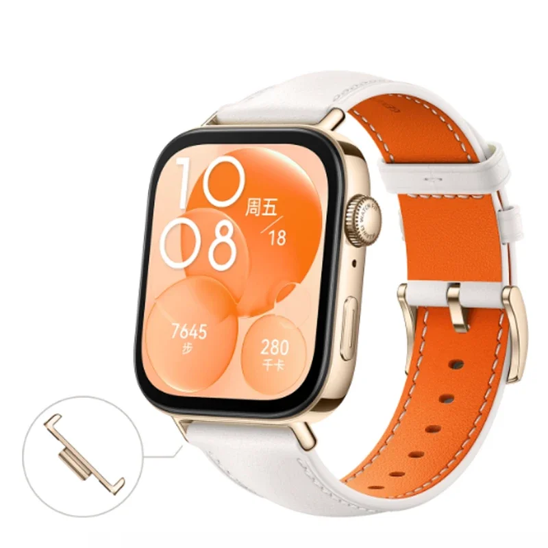 

Новый кожаный ремешок для Huawei Fit3 официальный одинаковый браслет ремешок для часов для Huawei Fit 3 браслет для смарт-часов