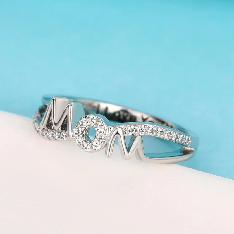 Anello Regolabile A Foglia Con Zirconi - Rame Placcato Verde/Nero - Gioiello Donna Impilabile