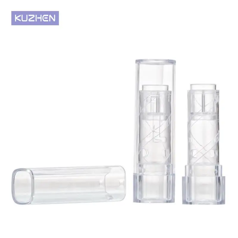 

5PCS Cosmetic DIY Empty Chapstick Lip Gloss Lipstick Balm Tube With Caps Container Lip