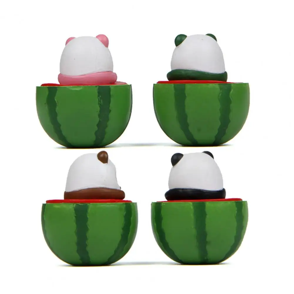 

Panda Watermelon Ornament Fun Summer Watermelon Panda Diy Decoration A Novelty Ornament for Wide Application Food Series Durable