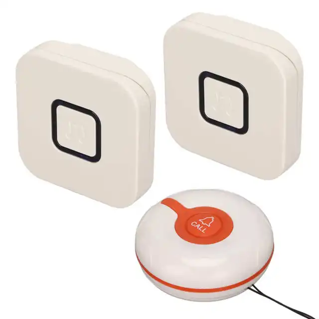 Drahtloser Pager Für Pflegekräfte - 330m Reichweite, 38 Klingeltöne, SOS-Ruftaste Für Senioren