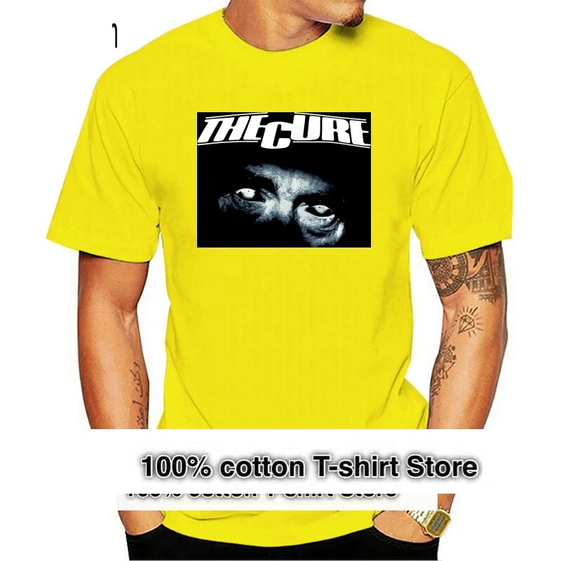 T-Shirt Da Uomo The Cure Robert Smith 80'S Goth Gothic Rock New Wave Punk S 5 Xl Tee Shirt Abbigliamento Di Marca Top