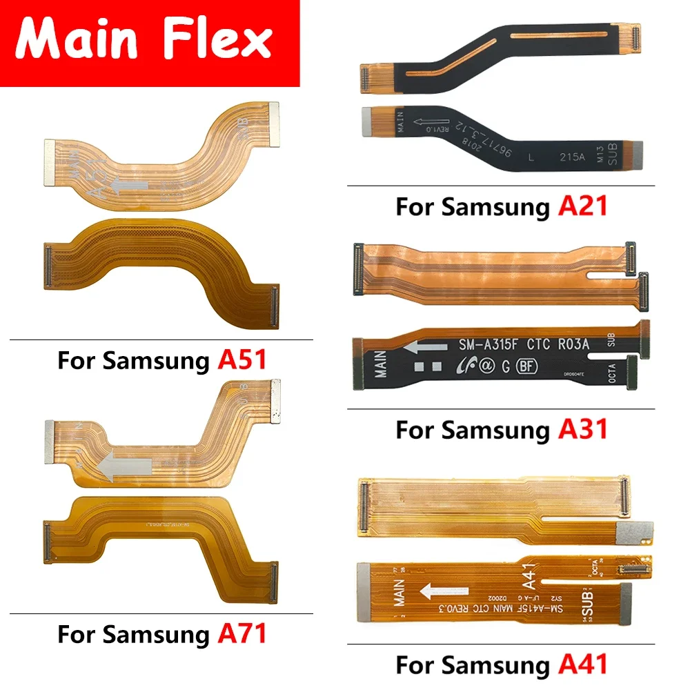 Per Samsung A10S M15 M16 A20S M12 M14 A20 A21 A21S A30S A31 Scheda Principale Connettore Della Scheda Madre Display Lcd Usb Flex Cable Parts