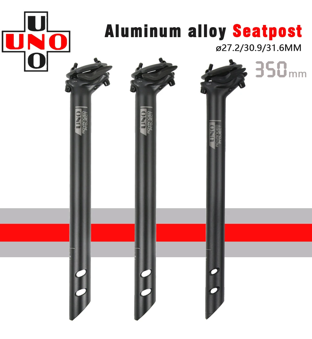 Description Picture 5 of itemUNO Bicycle Integrated Seatpost Road Mountain Bike Seatpost 27.2/30.9/31.6*350/400mm Ultra light Aluminum Alloy Seat Tube