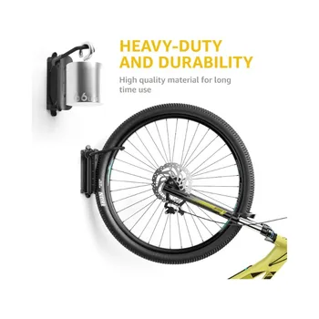 Swivel Bike Wall Mount, Hangers for Garage, Wall Mount Bike Rack, Space Saving 4