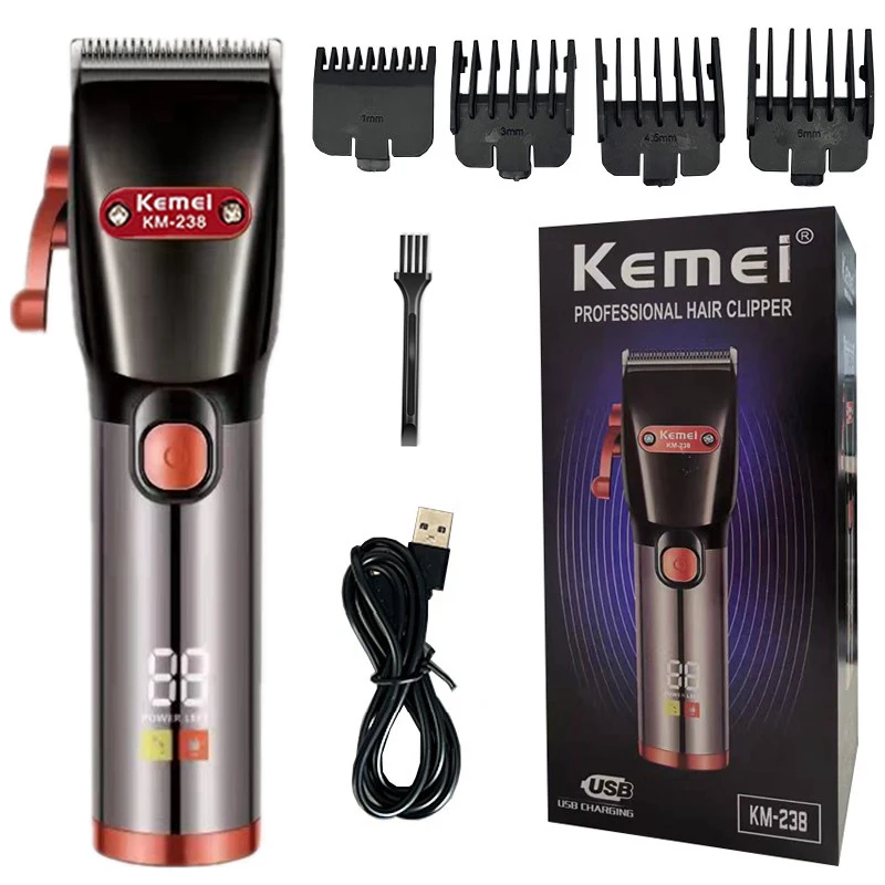 Original Kemei Mini Professional Hair Clipper Cord/Cordless Beard Hair Trimmer For Men Electric Haircutting Kit Rechargeable - AliExpress