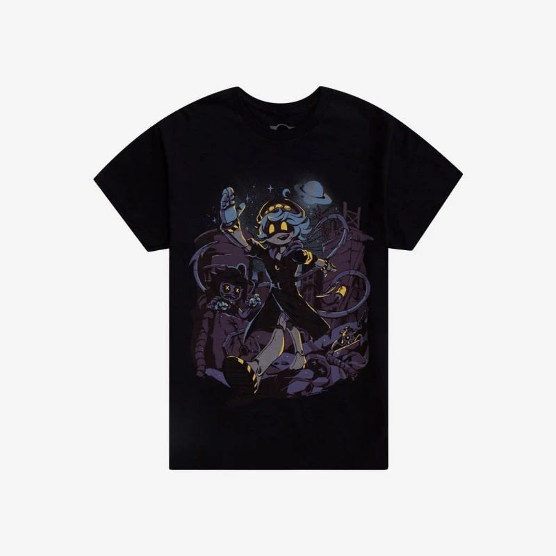Uzi Doorman Robot Graphic Unisex T-Shirt - Casual Anime Streetwear O-Neck Short Sleeve Top