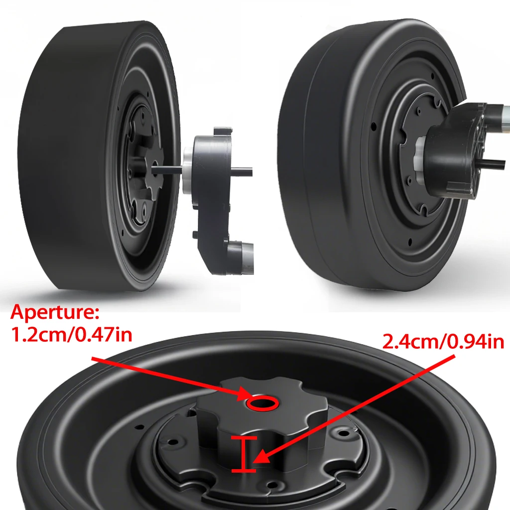 21CM/8,5in 25CM/10in 30CM/12in Kinder Elektrische Fahrt auf Auto EVA Off-Road Gummi weiche Reifen Upgrade Teile, Koppler, Lager, Rad – Detail 2