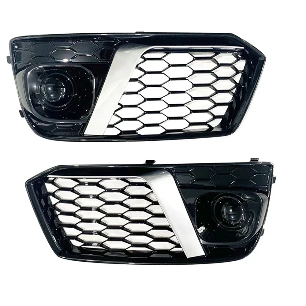 

Сменный абажур для переднего бампера RSQ5 SQ5 из АБС-пластика, противотуманная фара, оболочка для гоночных грилей, подходит для Audi Q5 Q5L 2018 2019 2020