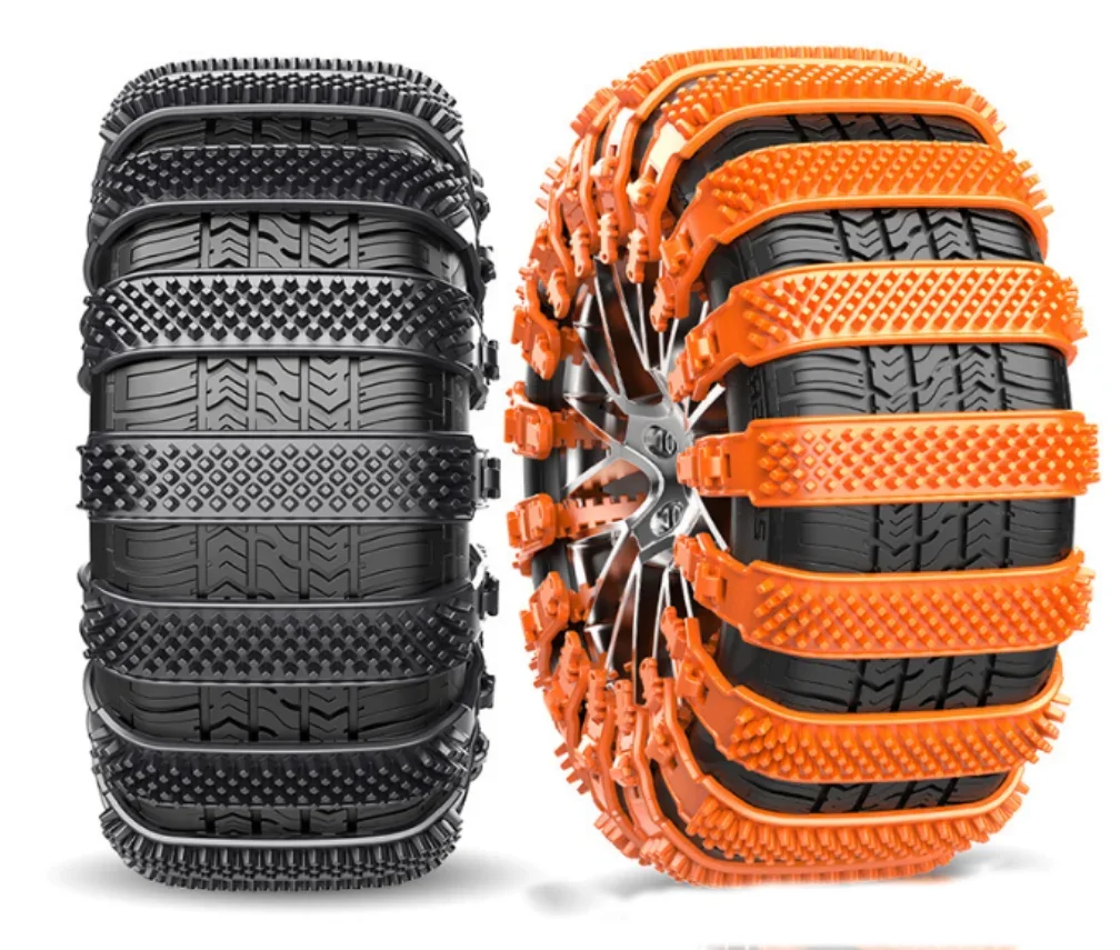 8Pcs Chain Auto Winter Tire Wheels Chains Anti Skid Chains For Car Truck SUV Winter Car Tires Accessories