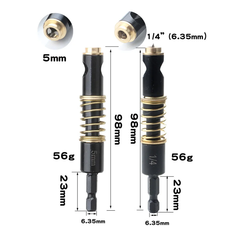 HSS Brass Self Centering Hinge Twist Drill Bits 1/4inch 5mm Hinge Tapper Hole Puncher Doors Template Window Reaming Cabinet Tool