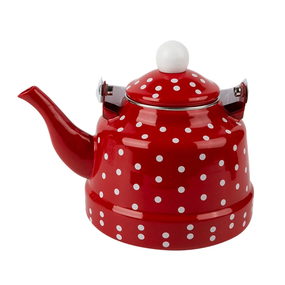 

Enamel Kettle 3 Liters Camping Teapot Stainless Glass Water Bottles Household Container Double Turkish
