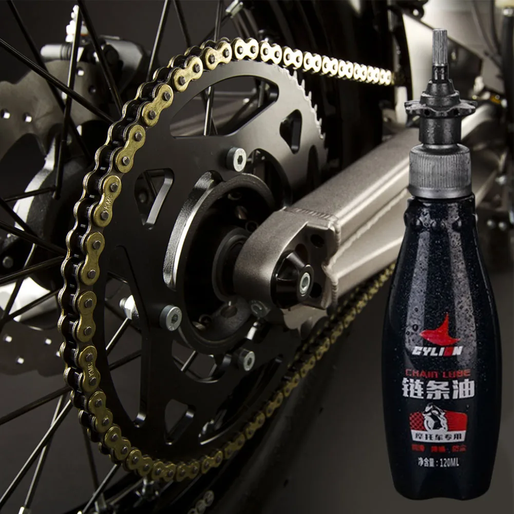 120ml Motorcycle Chain Lubricator Nonstick Rust Prevention Chain Lube
