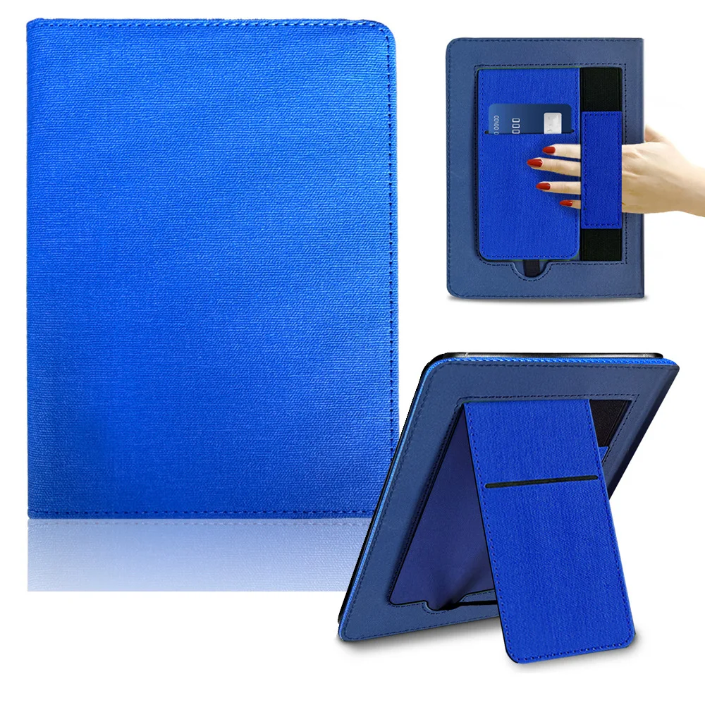 Premium Leather Case with Hand Strap & Auto Sleep Cover for 7-Inch Kindle Paperwhite Signature Edition