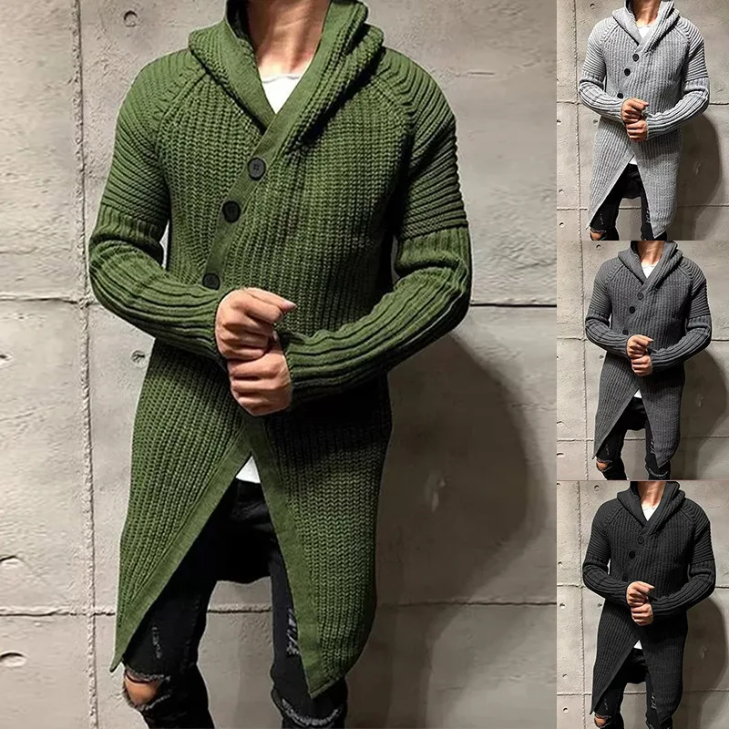 Men's Casual Full Zip Cardigan | Fit Knit Coat