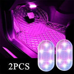 LED Magnetic Touch Light with Ceiling Ambient Glow (Purple)
