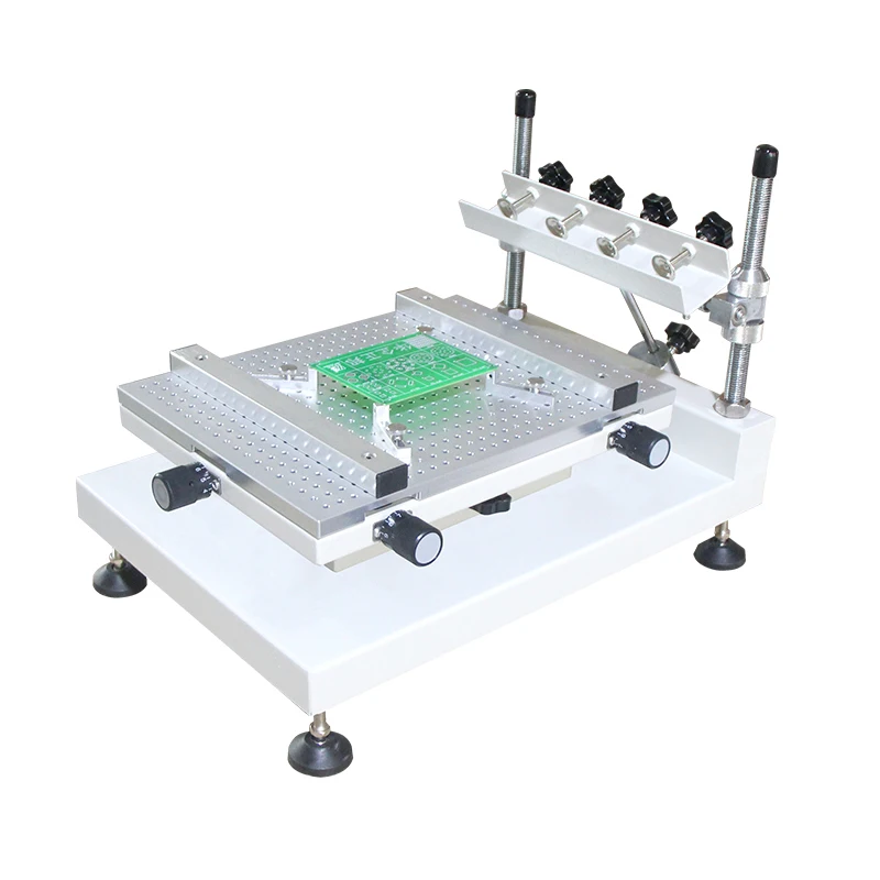 

High Precision Manual Type Solder Stencil Screen Printing Machine Smt Solder Paste Stencil Printer Table For Pcb Production Line