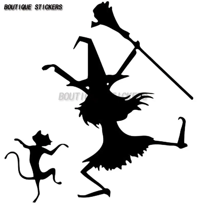 

Creative decals Dance witches and cat stickers Advanced waterproof PVC stickers Auto motorcycle accessories Cover scratches