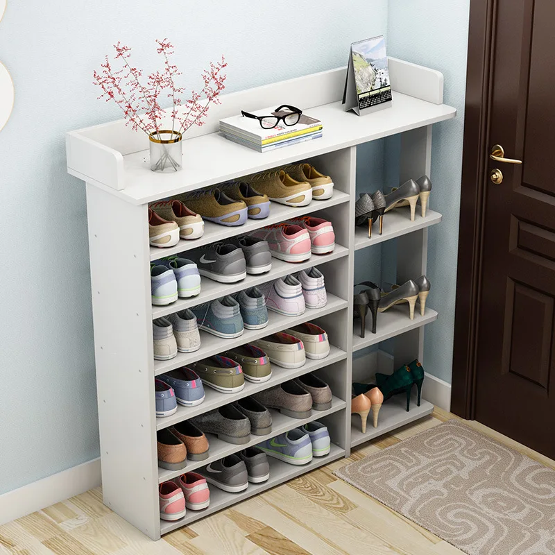 Fashion 7-Tier Dual Shoe Rack Practical Free Standing Shelves Storage  Shelves Concise - AliExpress