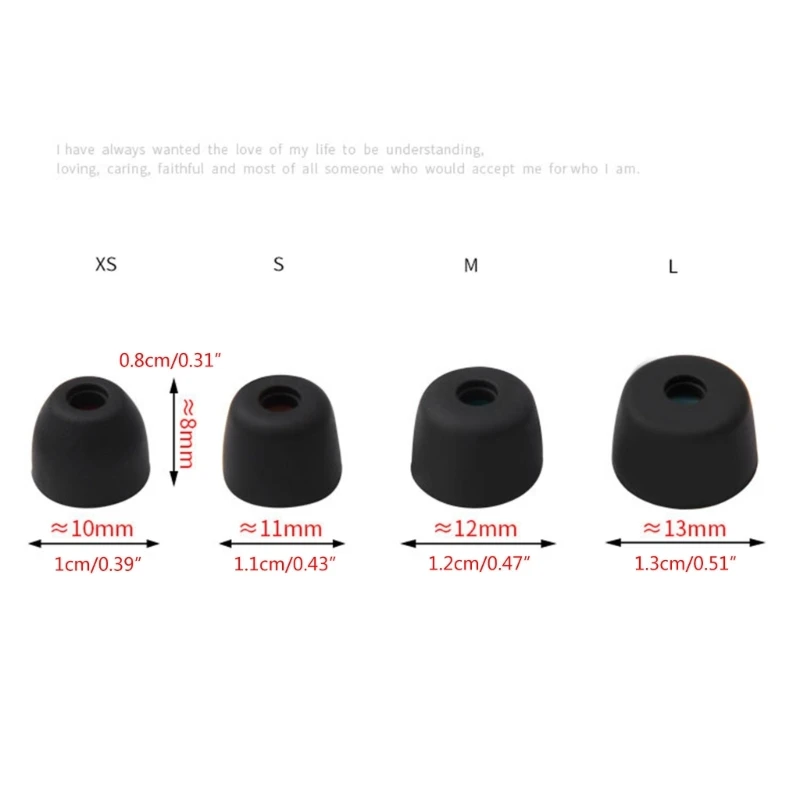 Sony WF-1000XM5 / 8pcs Silicone Ear bud Tips