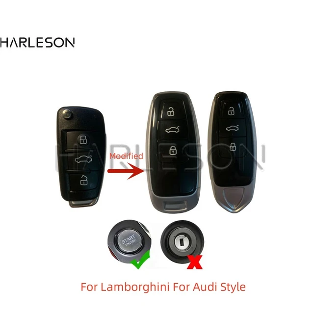 3 Buttons Remote Car Key Fob Shell For Lamborghini Original Keyless Entry  Case - AliExpress