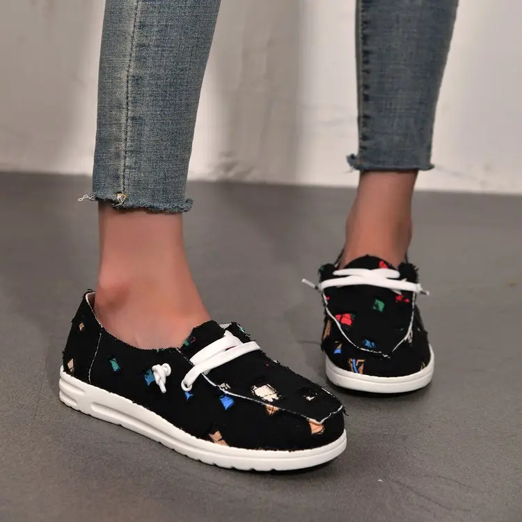 Loafers Women Platform Shoes Cowboy Flats Sandals 2023 Autumn New Designer Walking Sport Shoes Lace Up Running Hiking Zapatos