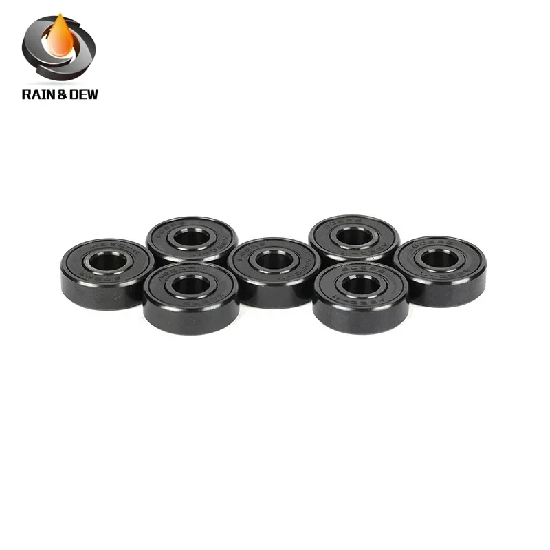 Ball Bearings Metal Shielded Ball Bearings Linear Bearing Rod End Bearing Spherical Bearings Hybrid Ceramic Bearing Oil Bearing Bearing Needle Roller 8Pcs 608RS ABEC-11 608 Roller Skate Scooter 8X22X7mm Skateboard 608-Black Bearings High Performance