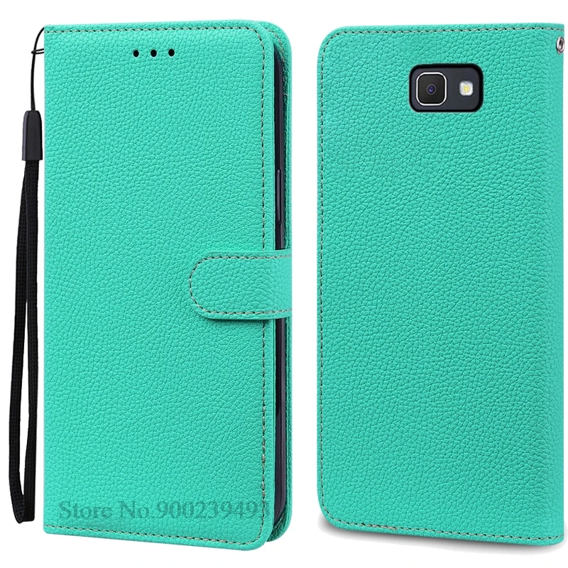 Leather Wallet Flip Cover for Samsung Galaxy J7 Prime