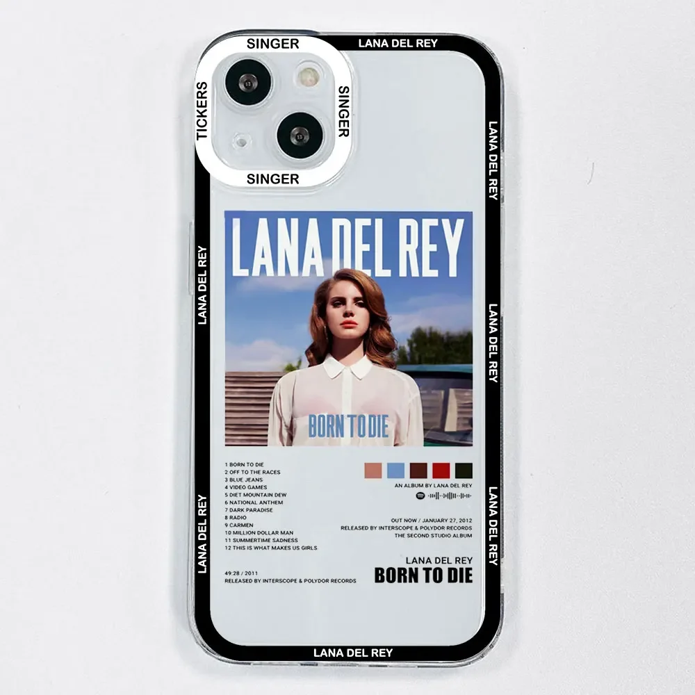 Lana Del Rey Artistic Kraft Poster Phone Case - Soft Cover Design