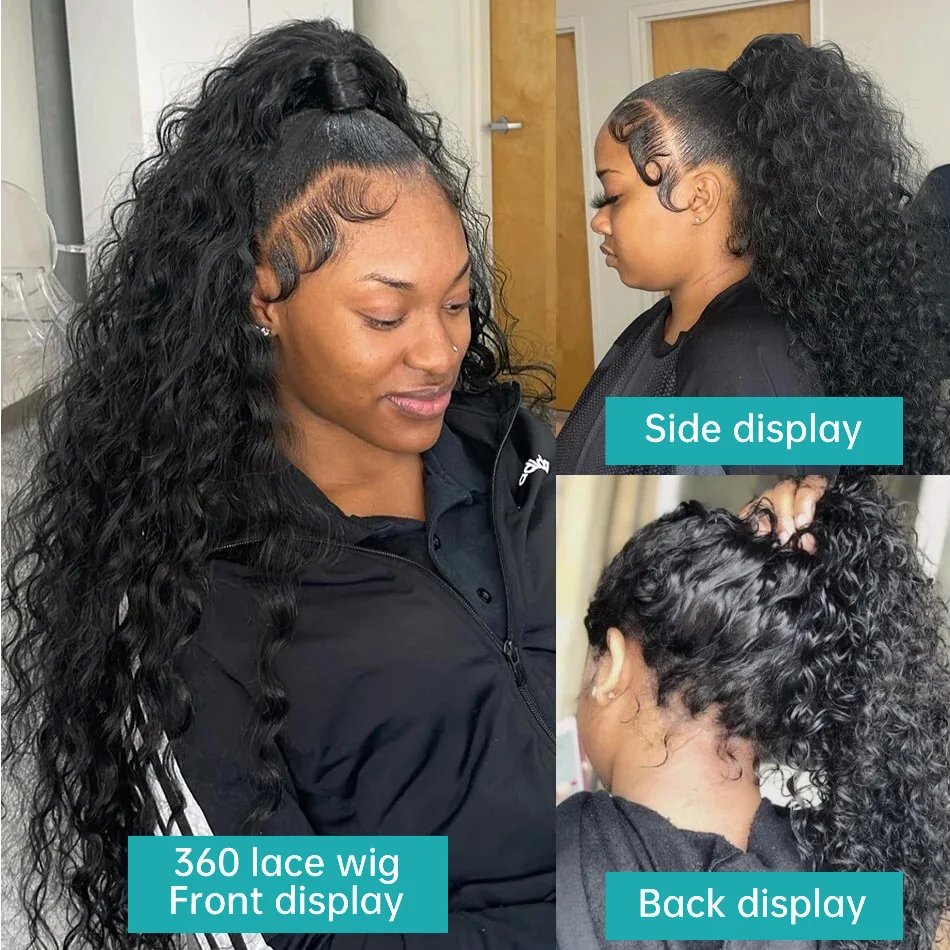 30 40 Inch Water Deep Wave HD Lace Front Human Hair 13x4 13x6 HD Transparent Lace Frontal Wig human hair wig human hair extensions lace front wig human hair wigs front lace wig