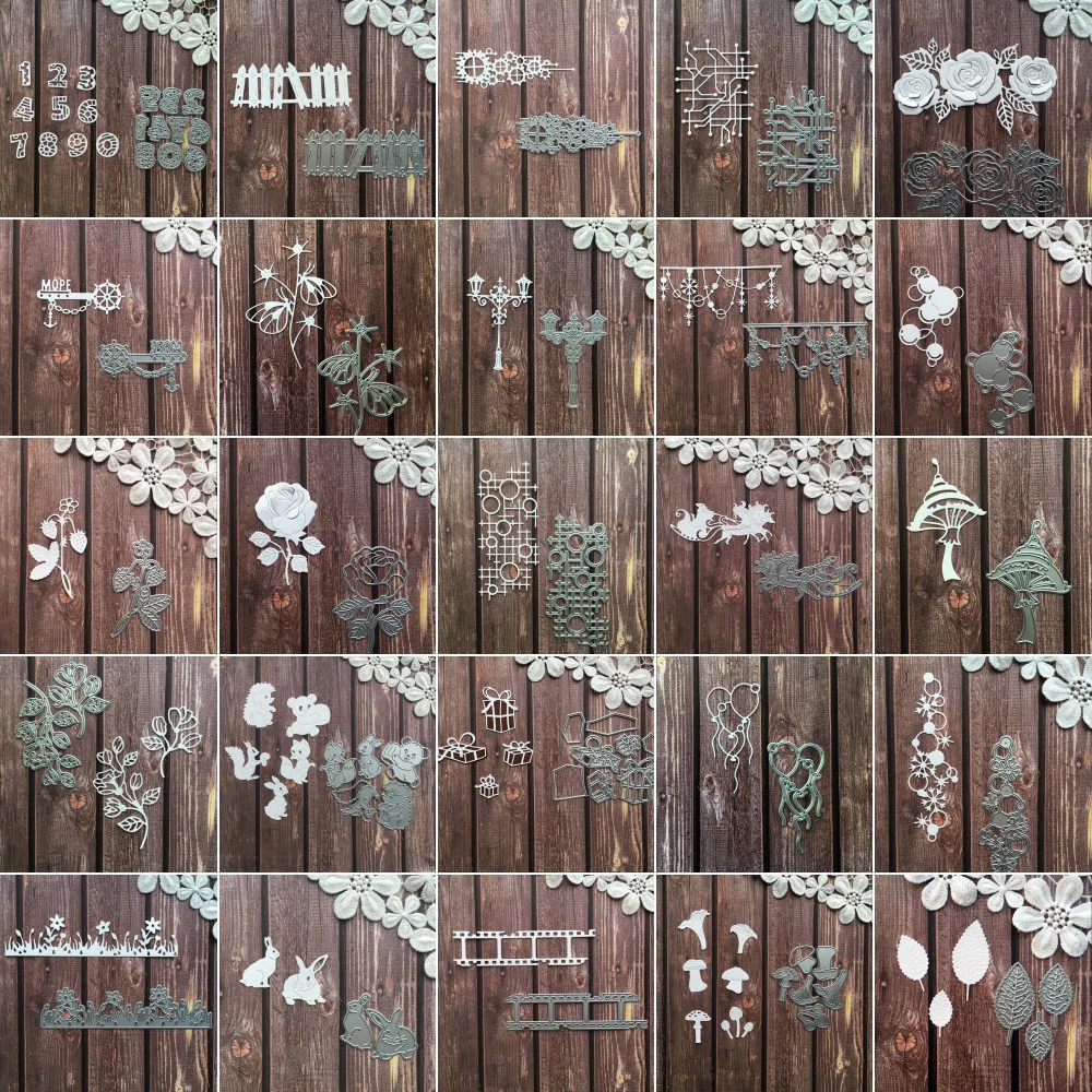 Piggy Craft Metal Cutting Dies Cut Die Mold 2023 New Varie Series Scrapbook Paper Craft Knife Mold Blade Punch Stencil Dies